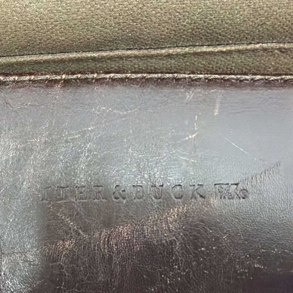 Cutter & Buck Canvas Leather‎ Briefcase Messenger Bag Brown 9850-08CC Mens